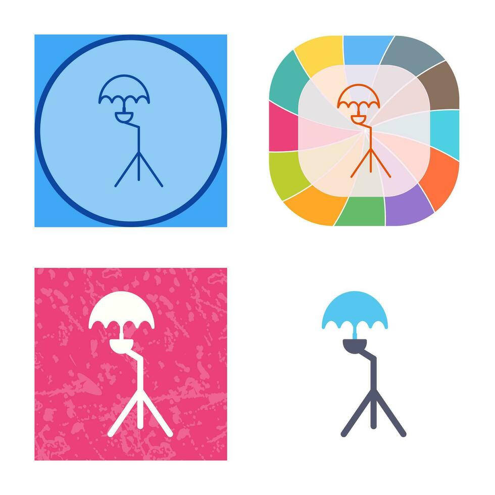 Unique Umbrella Stand Vector Icon