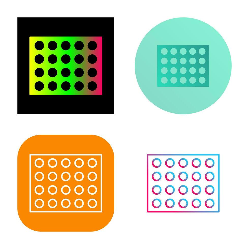 Colored Palette Vector Icon