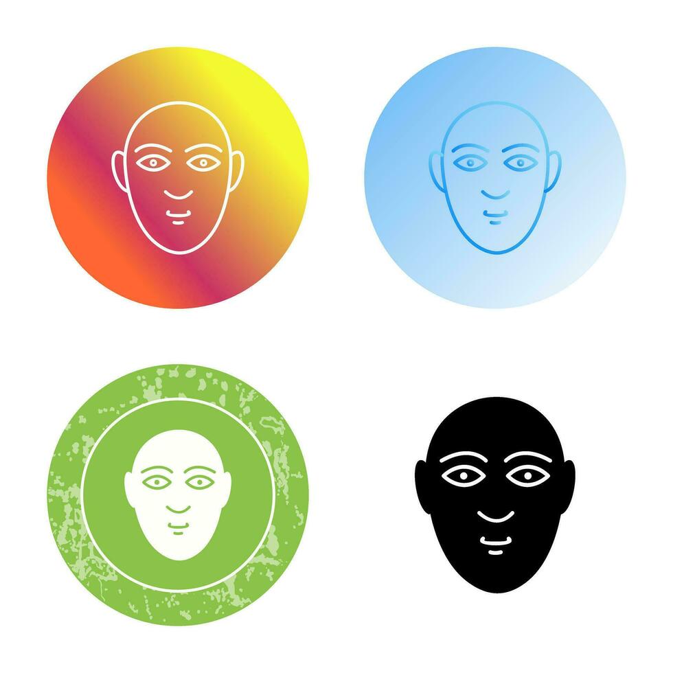 Human Face Vector Icon