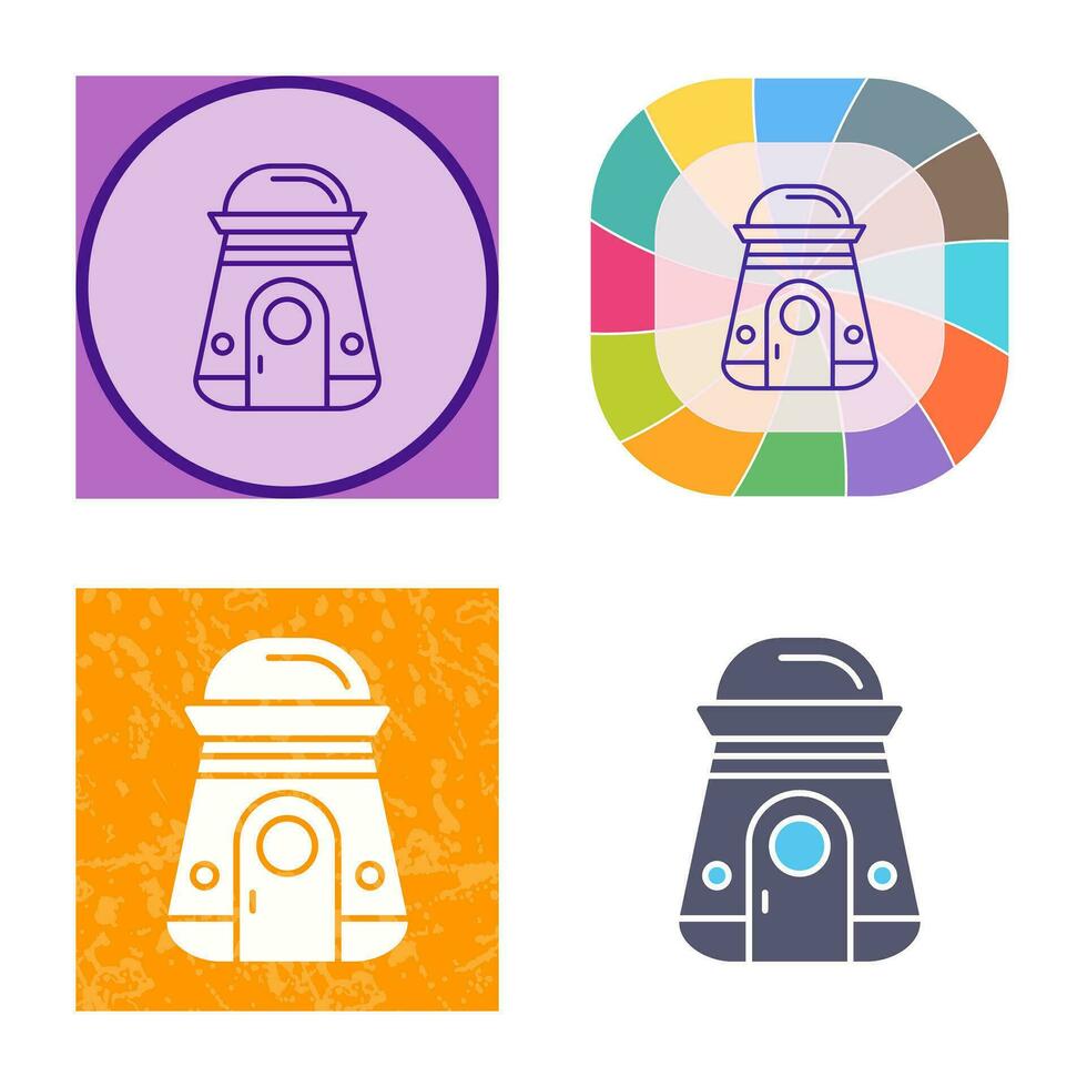 Space Capsule Vector Icon