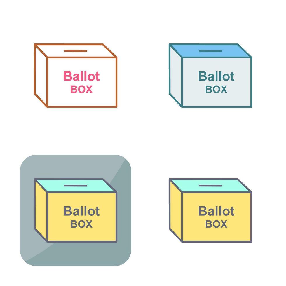 Ballot Box Vector Icon