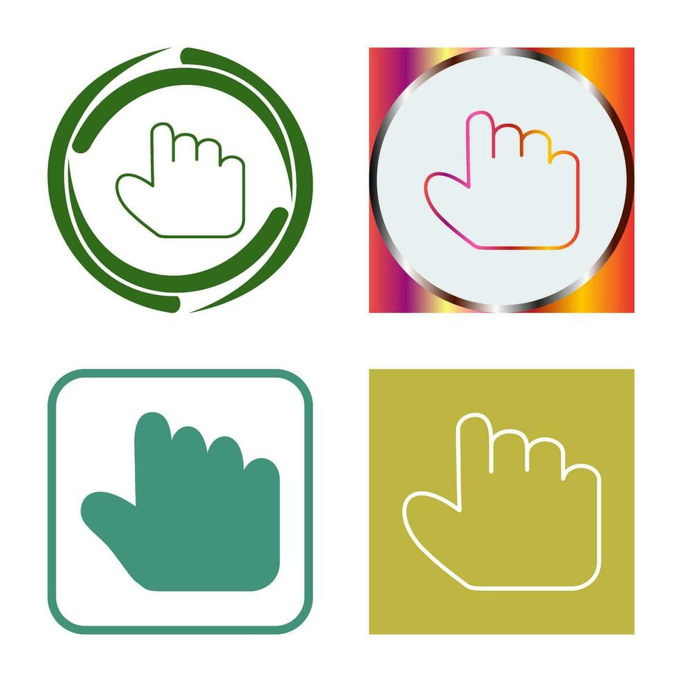 Unique Hold Vector Icon