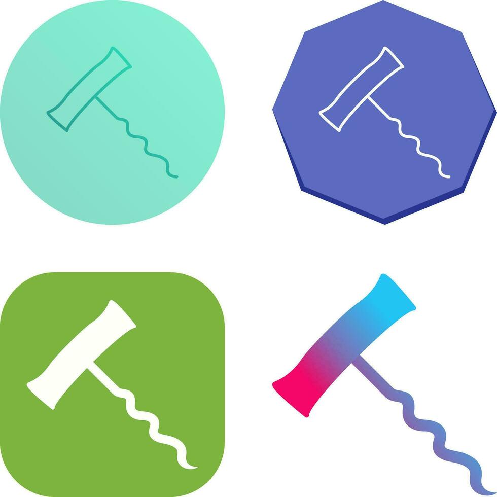 Unique Corkscrew Vector Icon