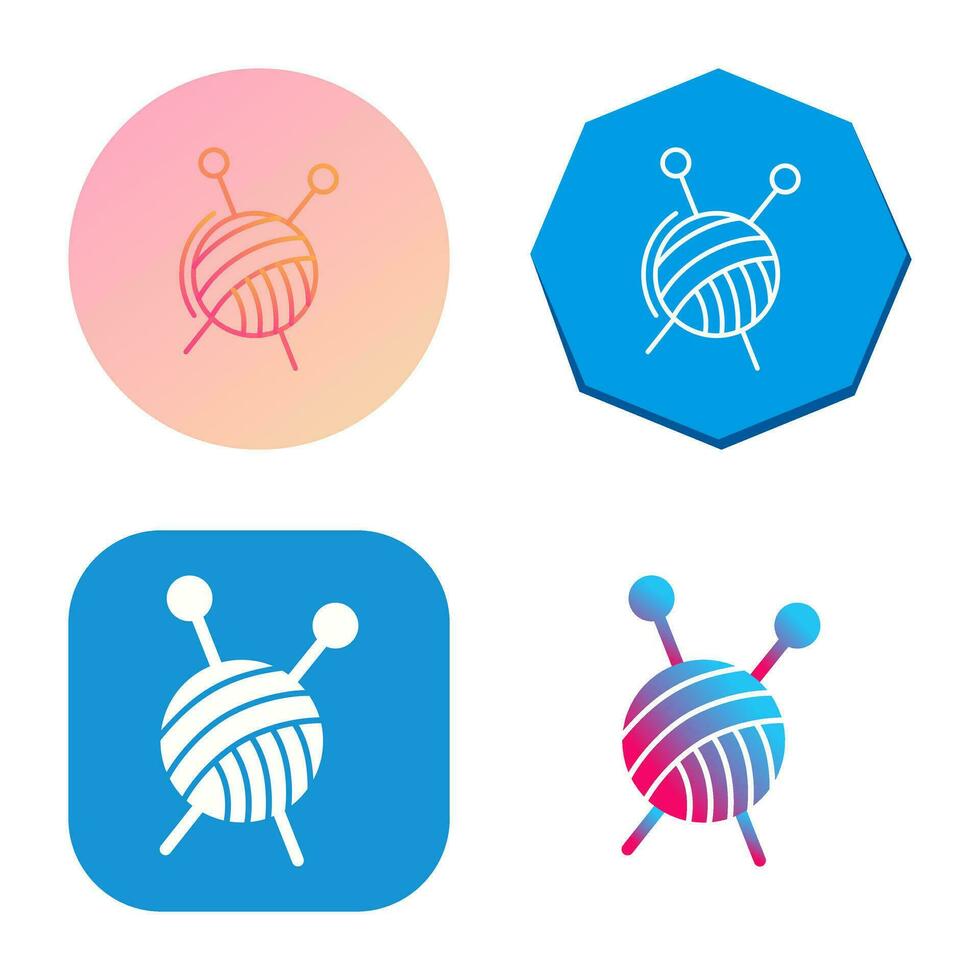 Knitting Vector Icon