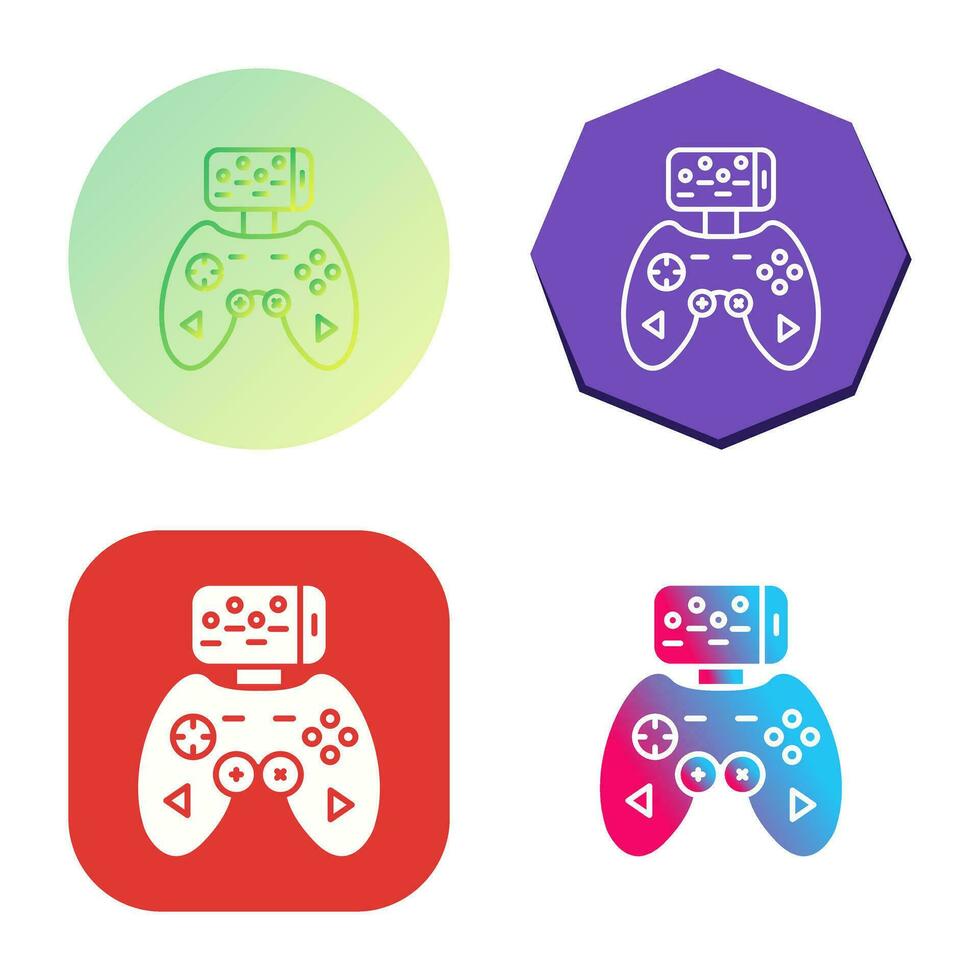 icono de vector de controlador de juego