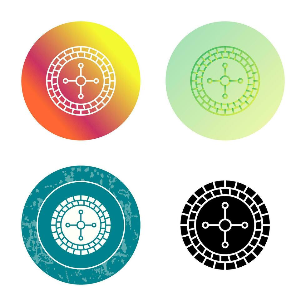 Roulette Vector Icon