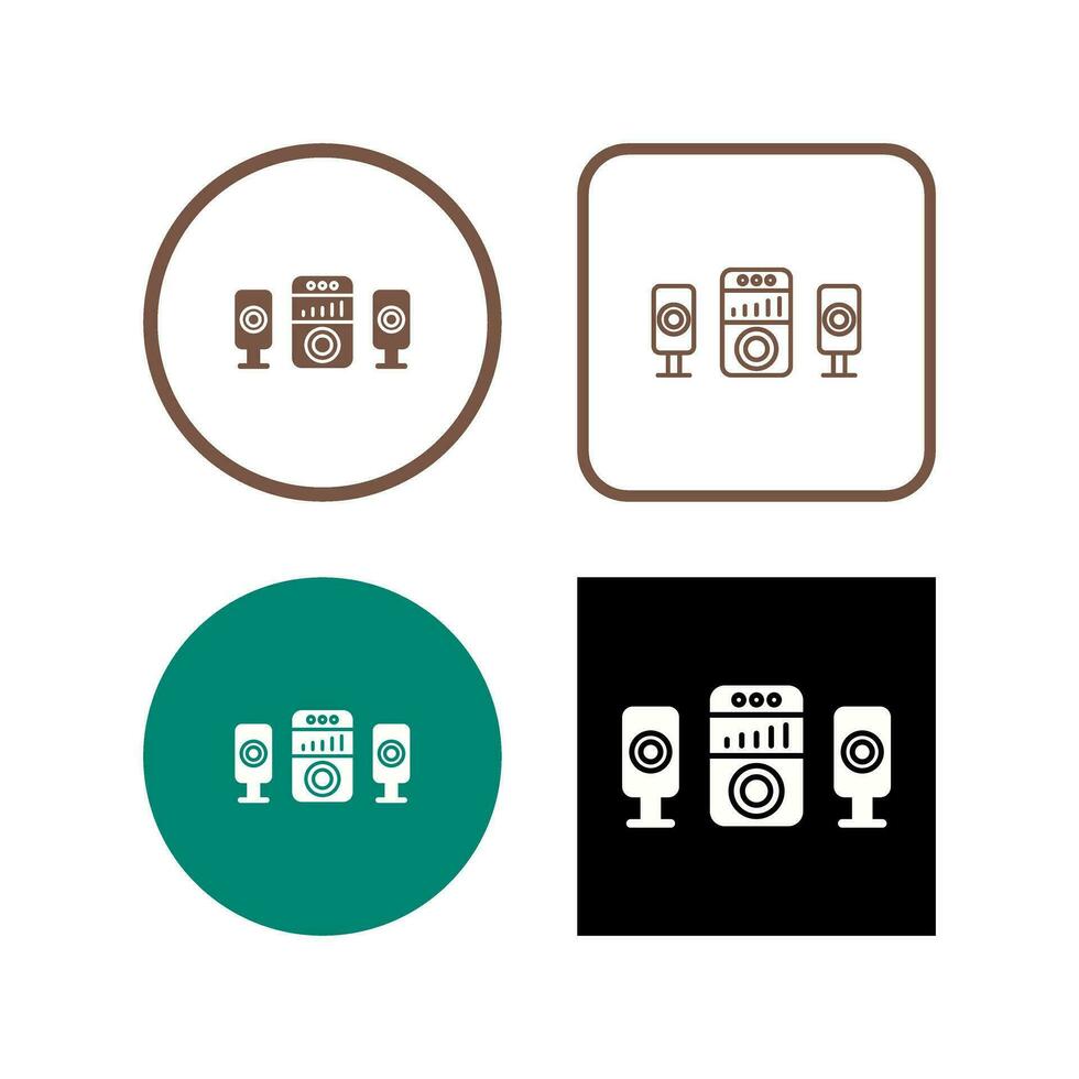Sound System Vector Icon