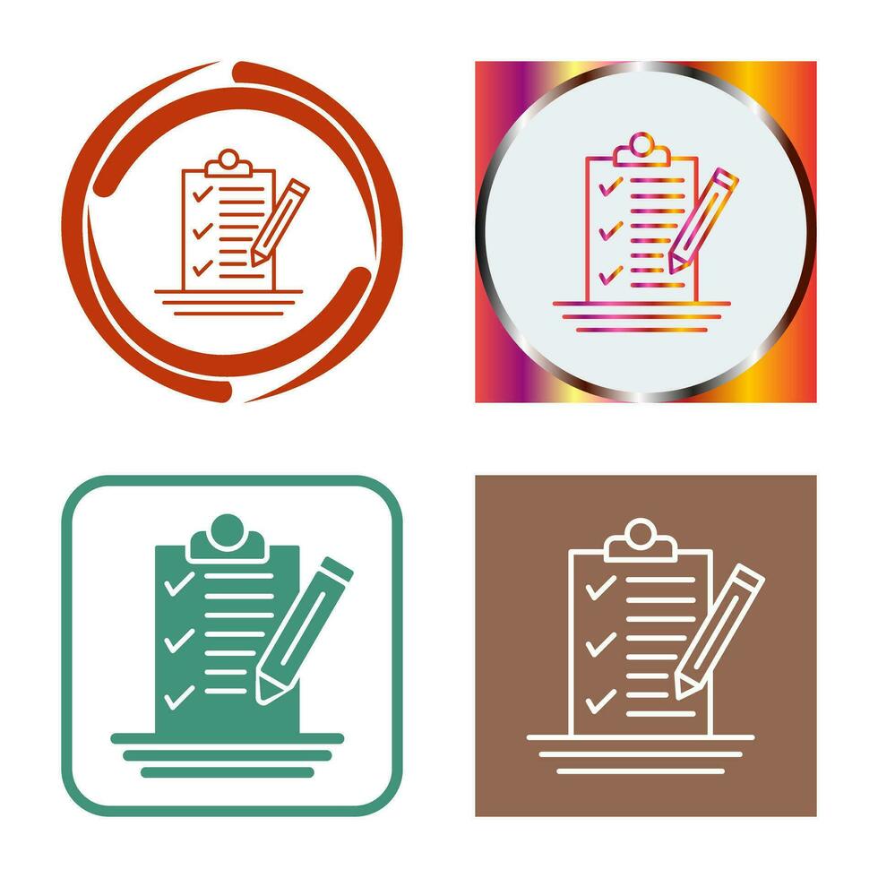 Check List Vector Icon