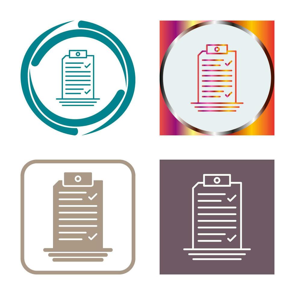 Check List Vector Icon