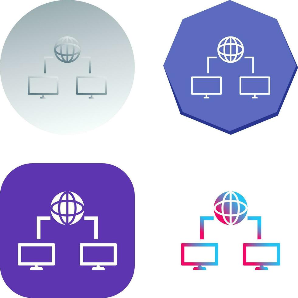 Unique Internet Connectivity Vector Icon