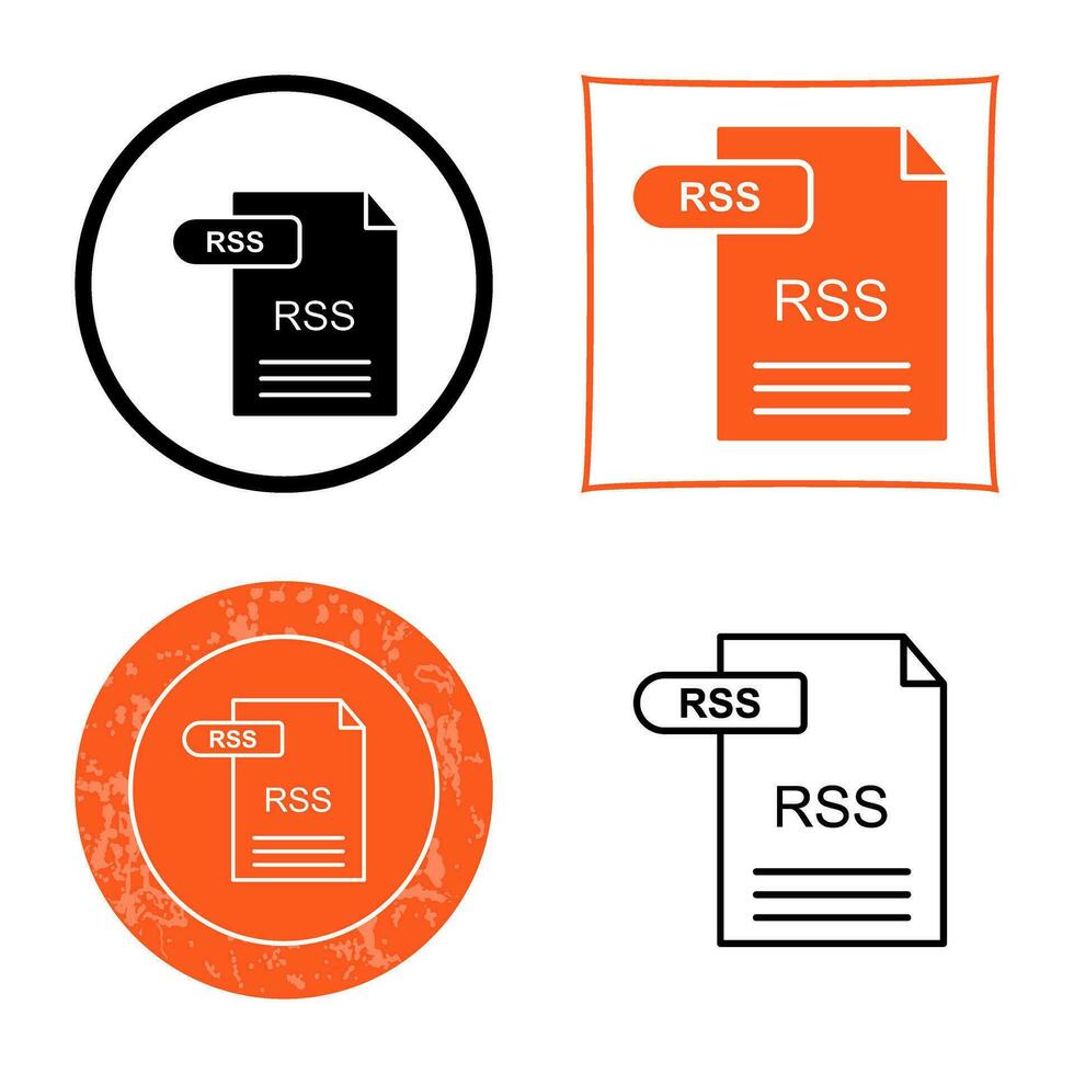 RSS Vector Icon