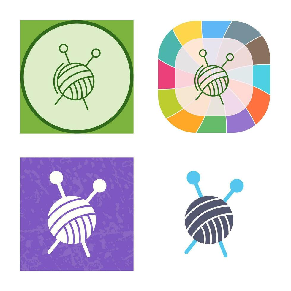 Knitting Vector Icon