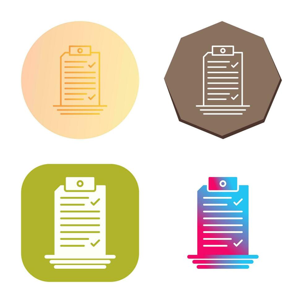 Check List Vector Icon