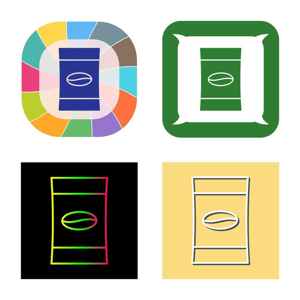 Coffee Packets Vector Icon