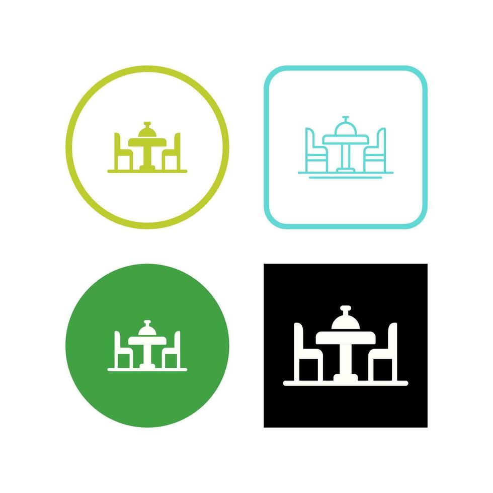 Dinning Table Vector Icon