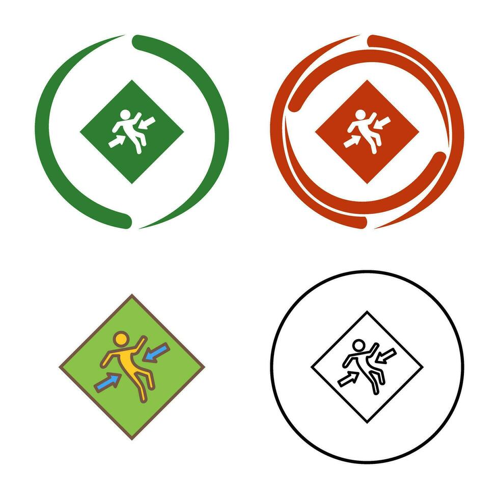 Crush Zone Vector Icon