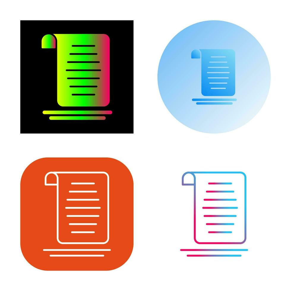 Document Vector Icon
