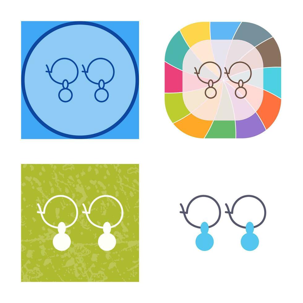 Earrings Vector Icon