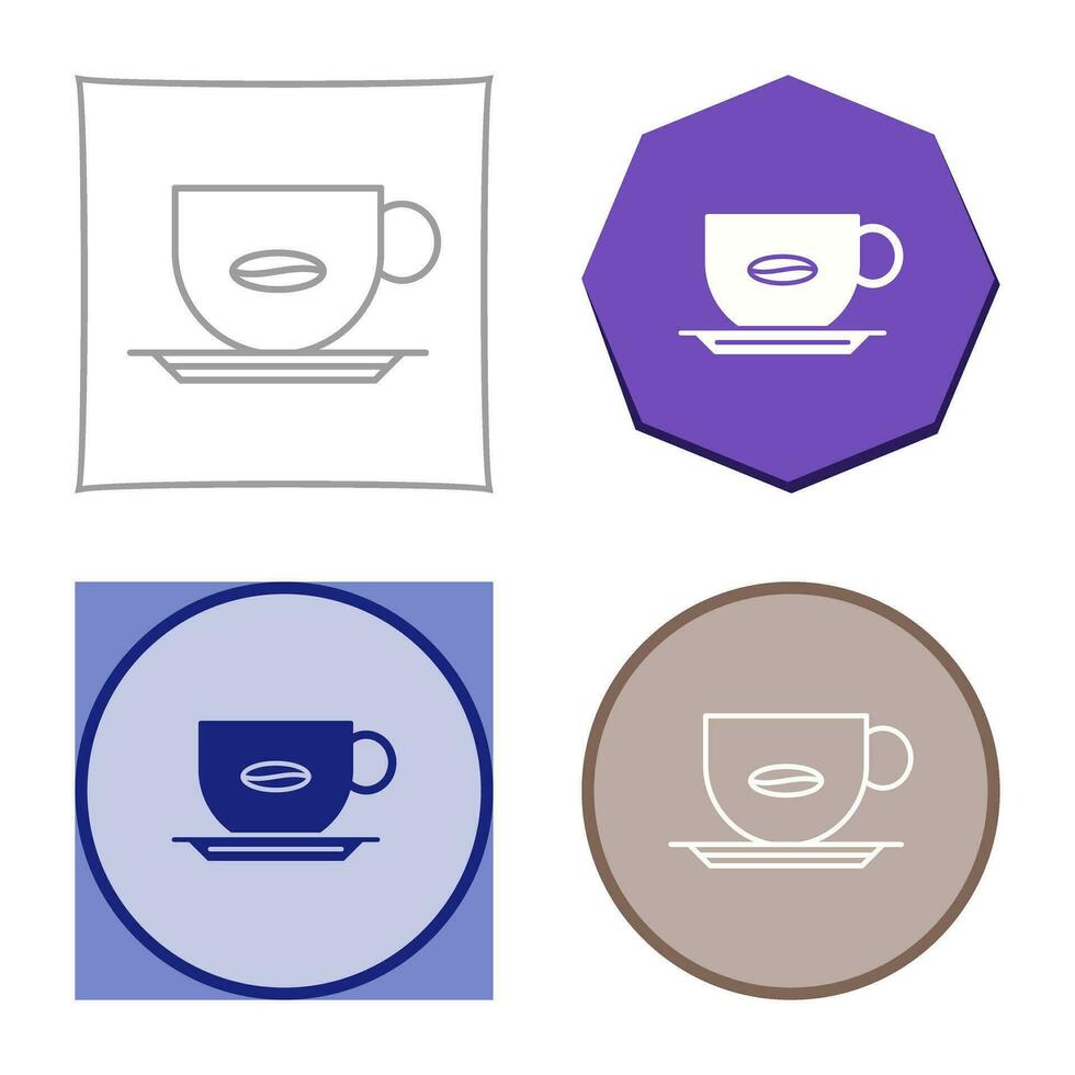 icono de vector de taza de café