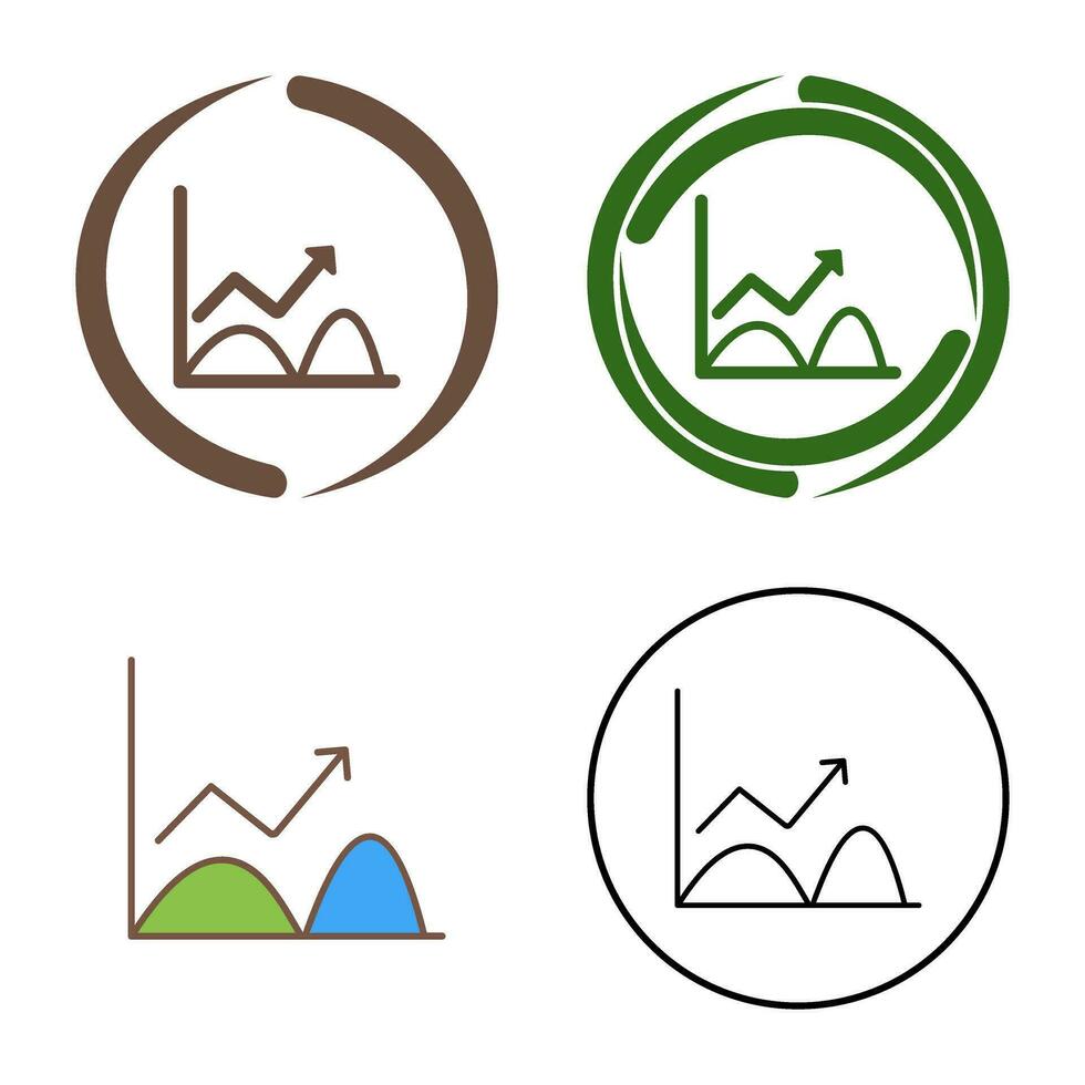 Trend in Graph Vector Icon