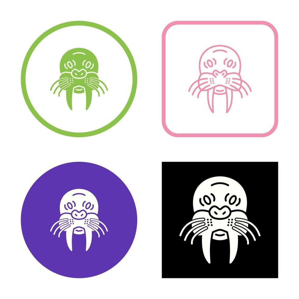 Walrus Vector Icon