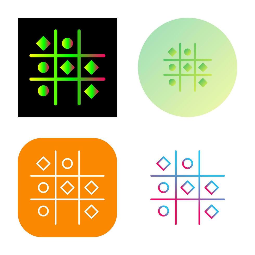 Tic Tac Toe Vector Icon