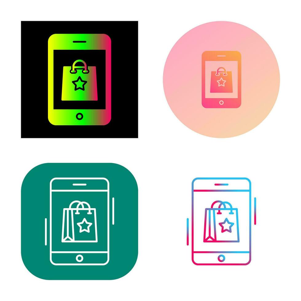 Online Shopping Vector Icon