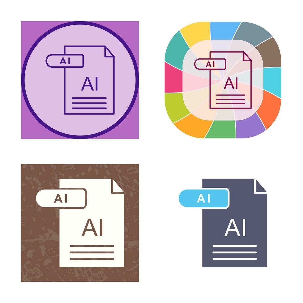 icono de vector de ai