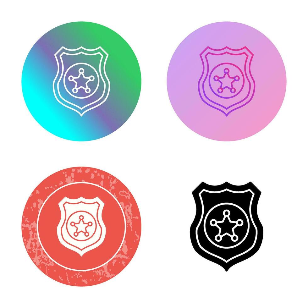 Police shield Vector Icon