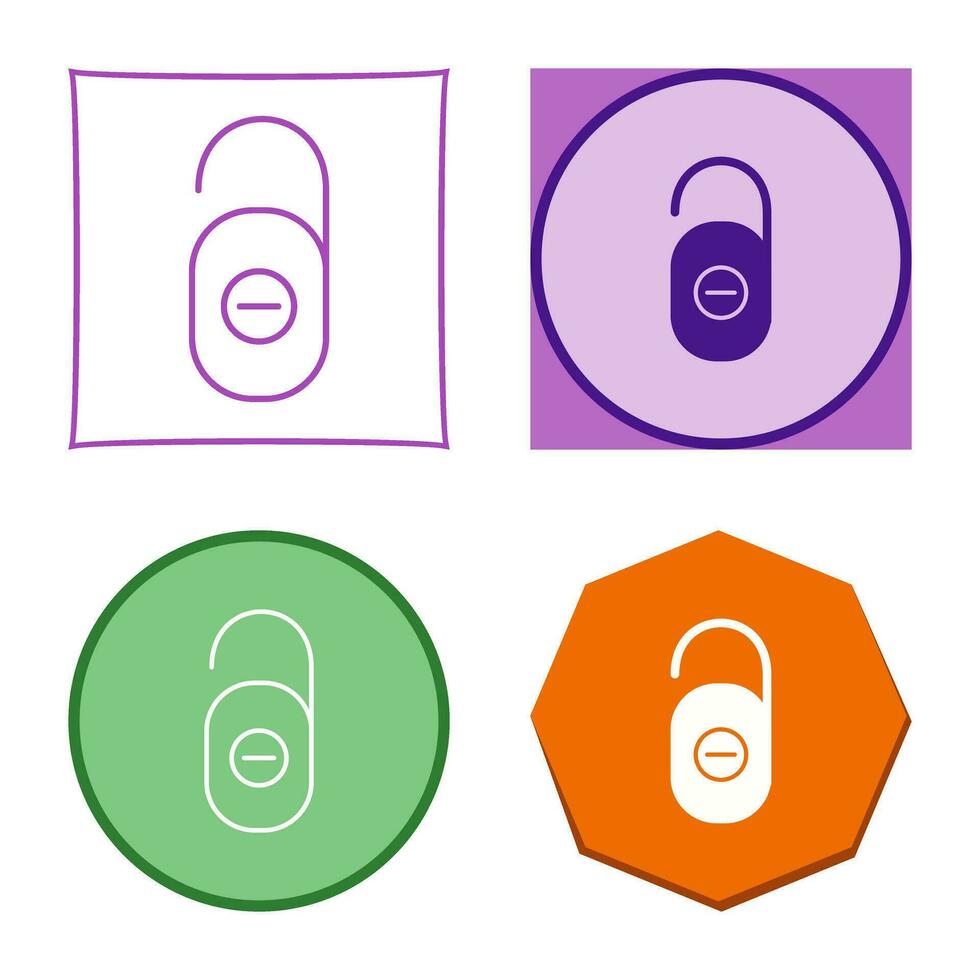 Do not Disturb Vector Icon