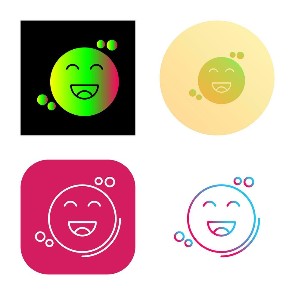 Happiness Vector Icon
