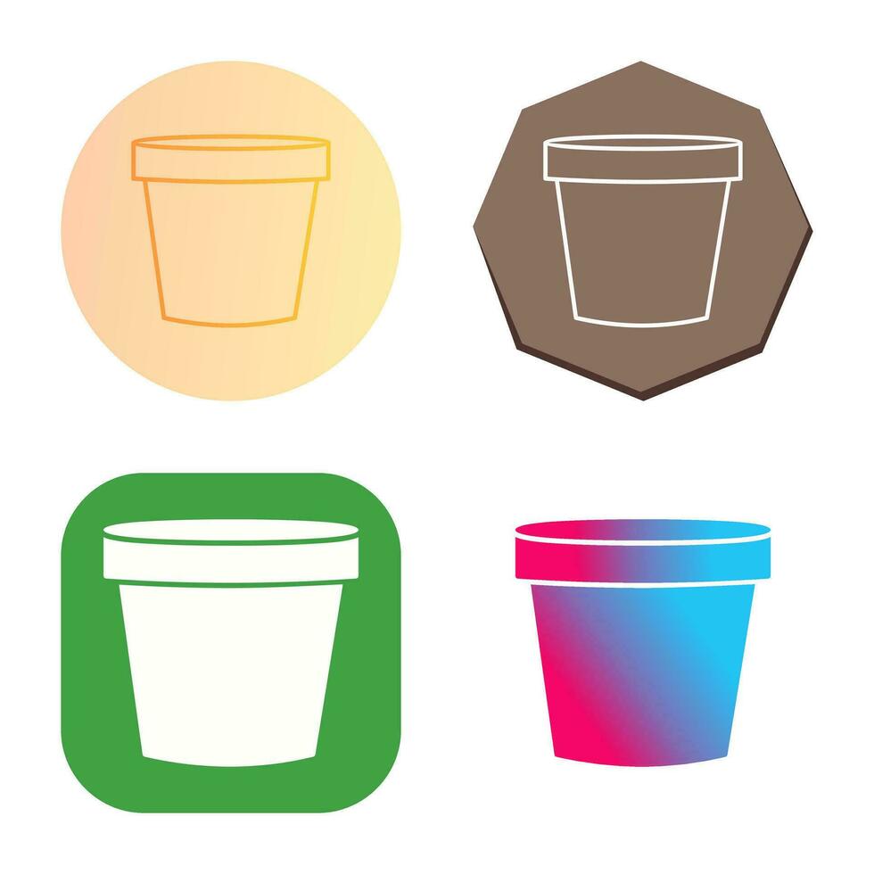 Plant Pot Vector Icon