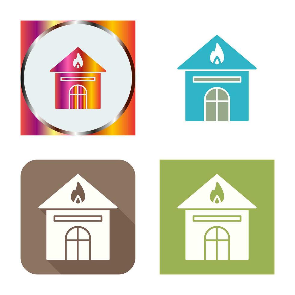 Unique Fire Brigade Vector Icon