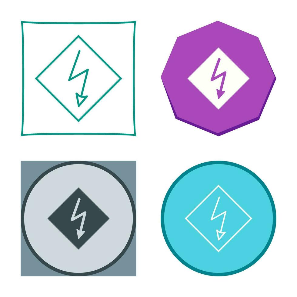 High Voltage Vector Icon