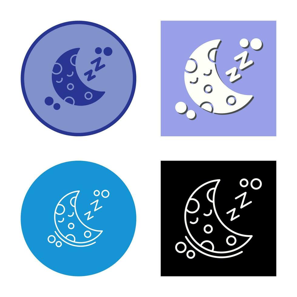 Sleeping Vector Icon