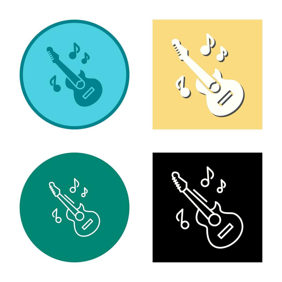 icono de vector de guitarra