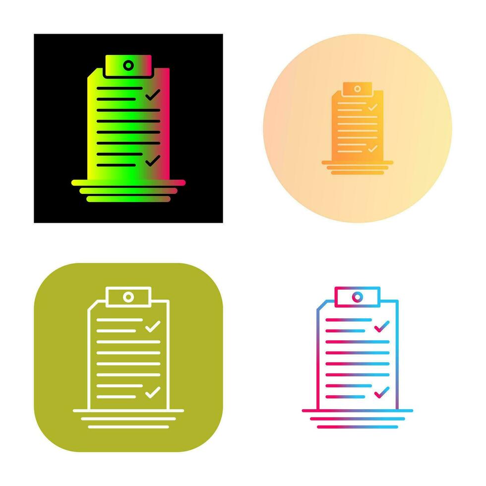 Check List Vector Icon