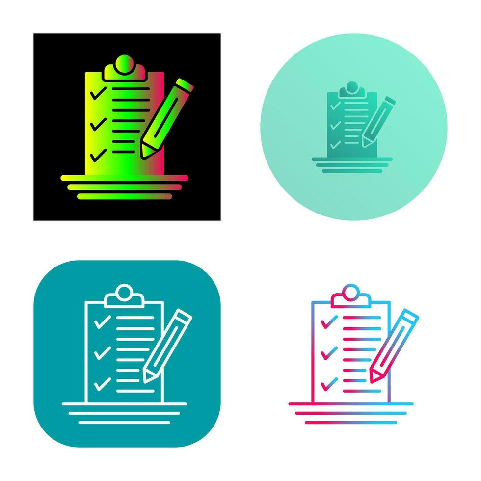 Check List Vector Icon