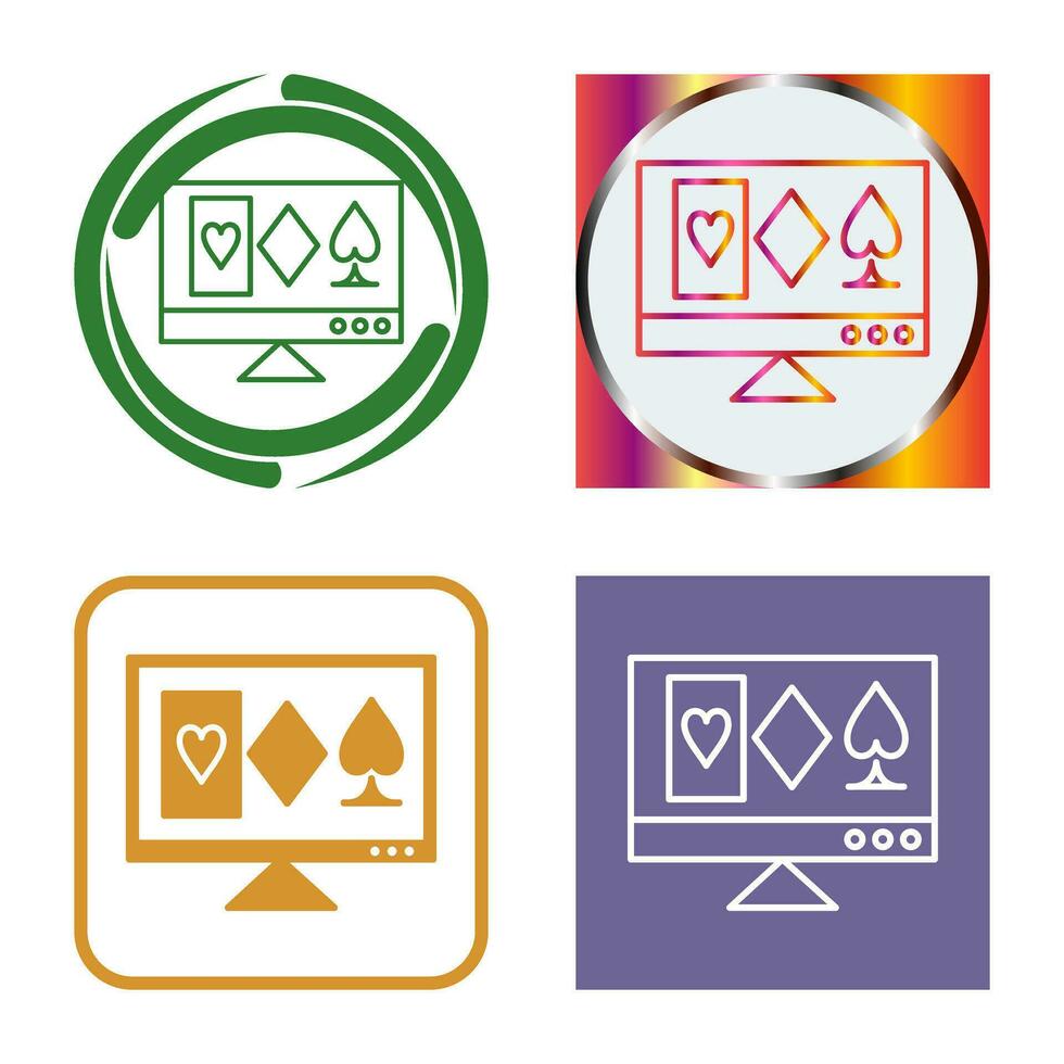 Online Gambling Vector Icon