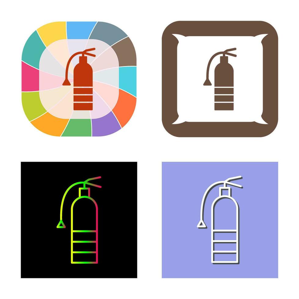 Unique Extinguisher Vector Icon