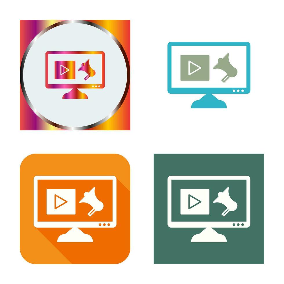 Unique Digital Marketing Vector Icon