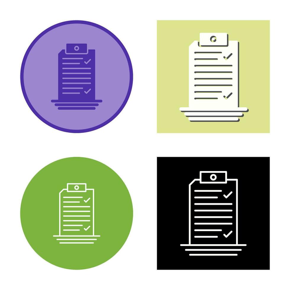 Check List Vector Icon