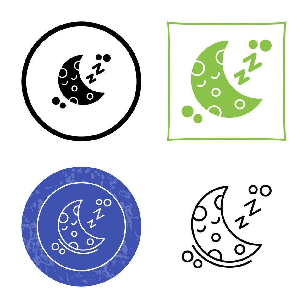 Sleeping Vector Icon