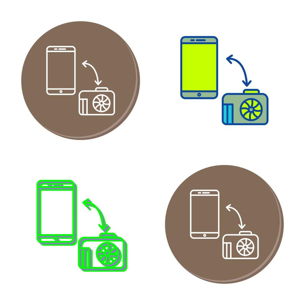 Unique Transfer Images Vector Icon