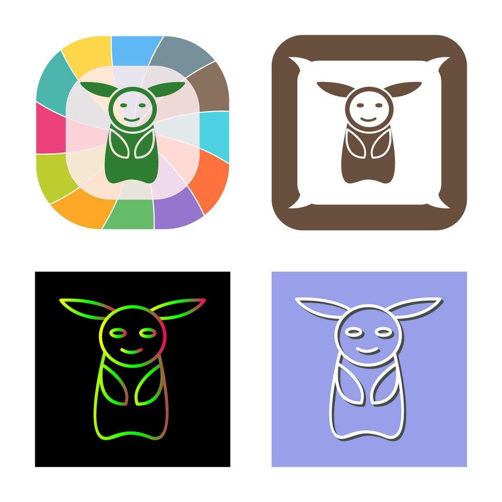 Unique Game Character Vector Icon