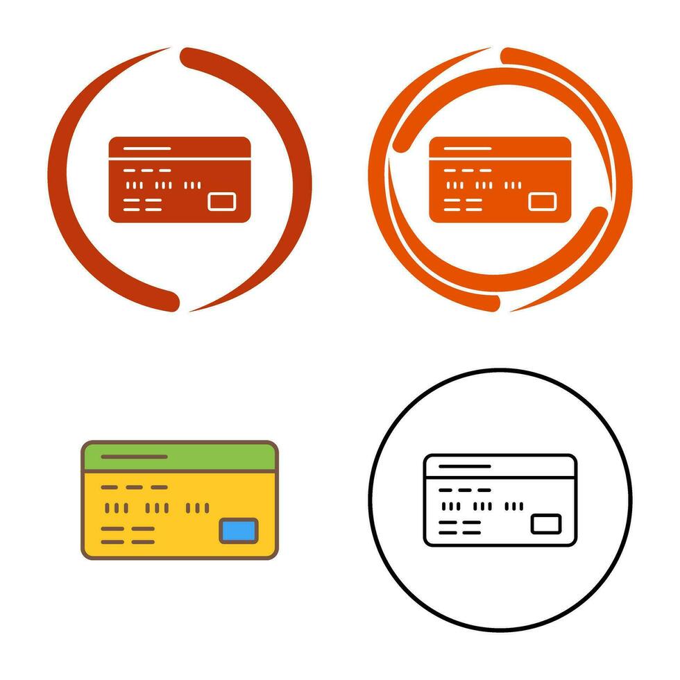 Debit Card Vector Icon