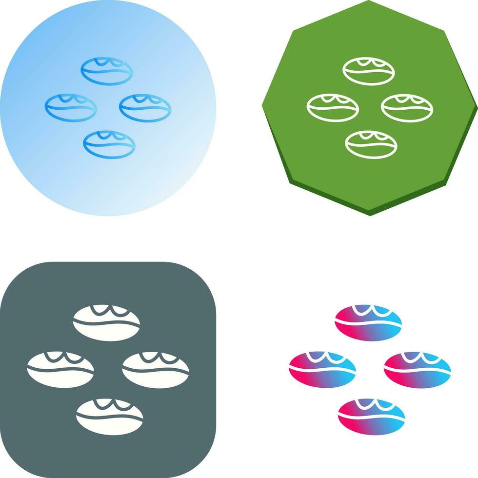 Coffee Beans Vector Icon