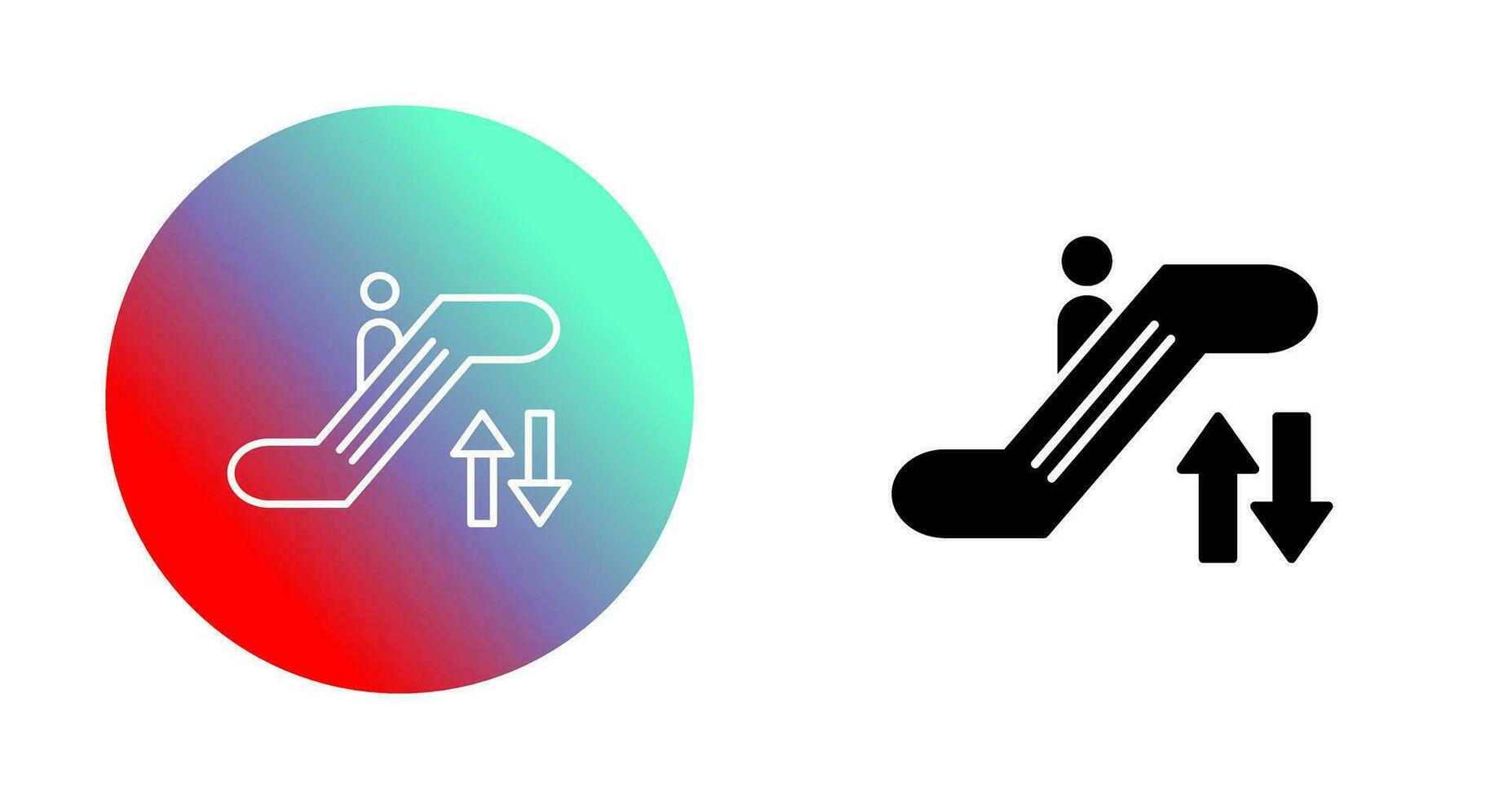 Escalator Vector Icon