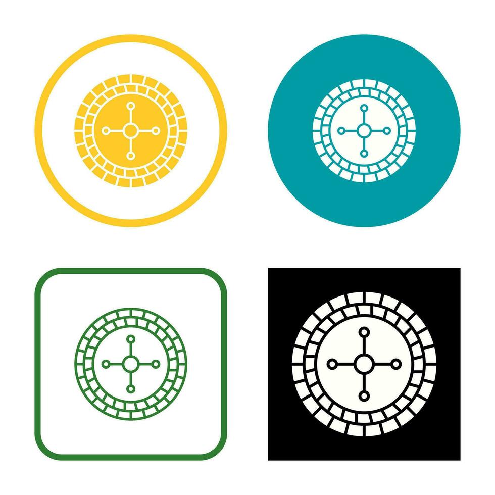 icono de vector de ruleta