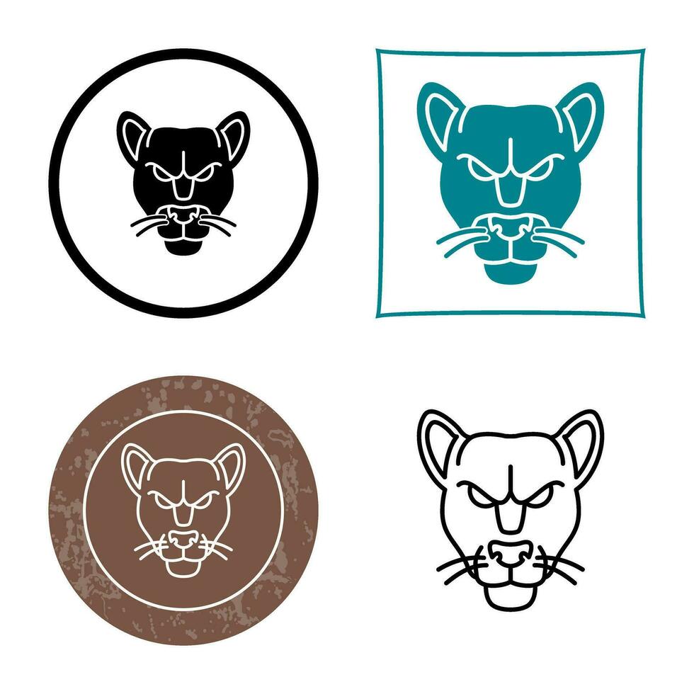 Black Panther Vector Icon